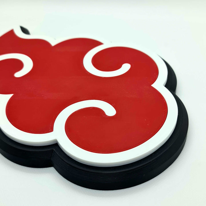 Cartel 3D de los Akatsuki Cloud - La Obra de Arte Definitiva para los Fans de Naruto