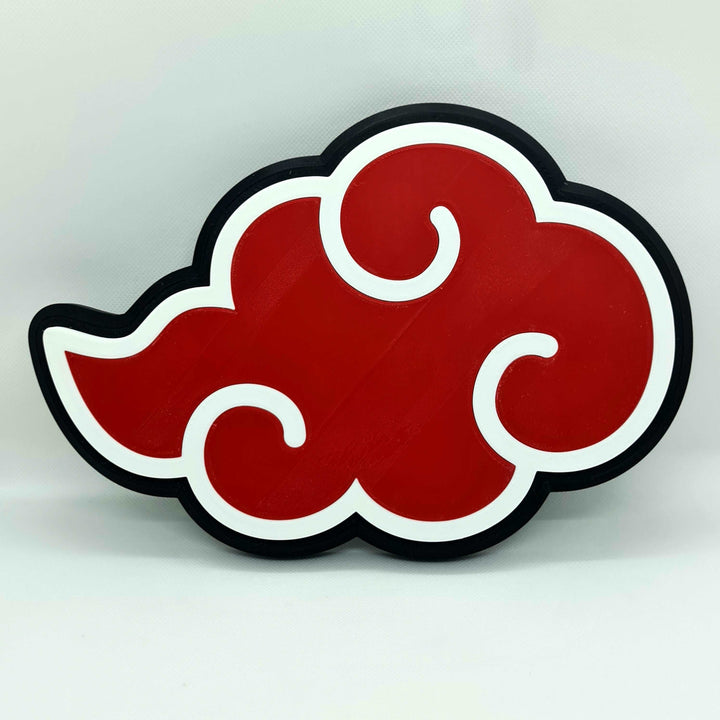 Cartel 3D de los Akatsuki Cloud - La Obra de Arte Definitiva para los Fans de Naruto