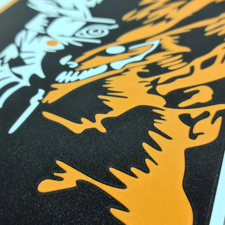 ¡Embárcate en una Aventura Ninja con la Ilustración en 3D de Naruto Uzumaki!
