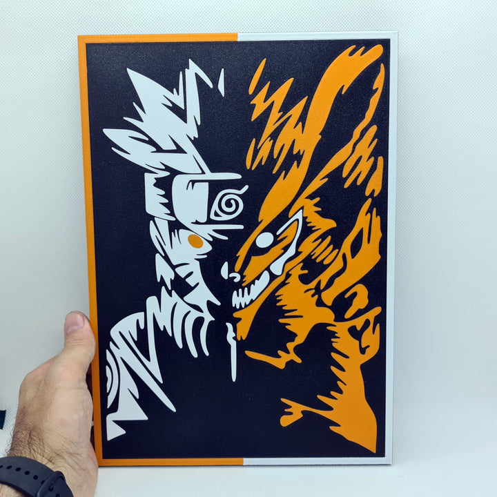 ¡Embárcate en una Aventura Ninja con la Ilustración en 3D de Naruto Uzumaki!
