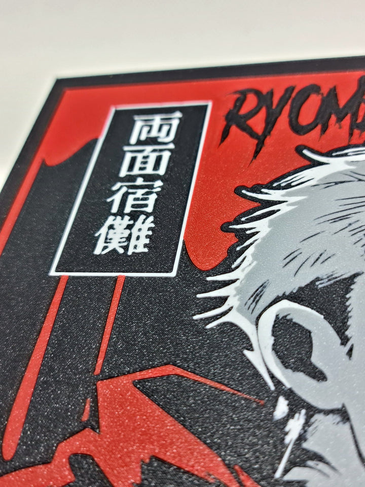¡Experimenta el Poder Oscuro con la Ilustración en 3D de Ryomen Sukuna!