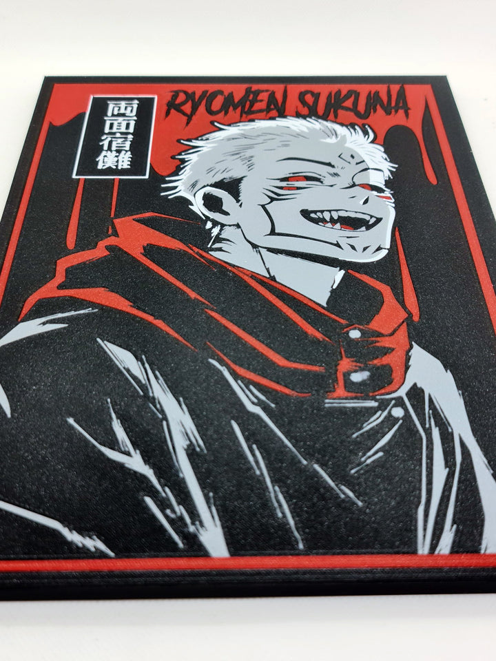 ¡Experimenta el Poder Oscuro con la Ilustración en 3D de Ryomen Sukuna!