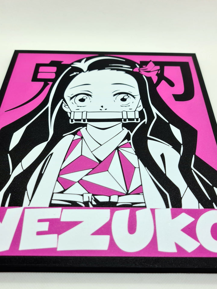 ¡Experimenta la Dulzura y la Fuerza con la Ilustración en 3D de Nezuko Kamado!