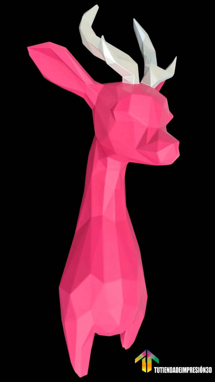 Escultura de pared Cervatillo LowPoly (Fan Art)