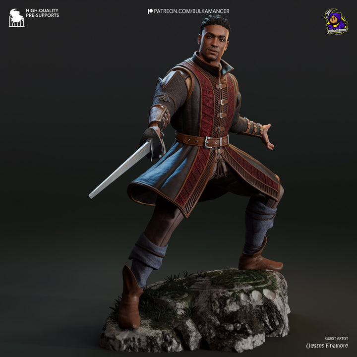 ¡Añade Valor y Determinación con la Figura de Wyll de Baldur's Gate! - tu tienda de impresión 3D