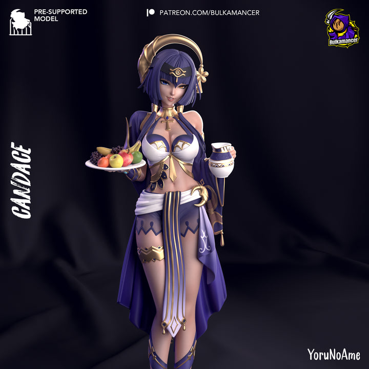 Figura de Resina Exclusiva de Candace - Genshin Impact - Dos Tamaños Disponibles