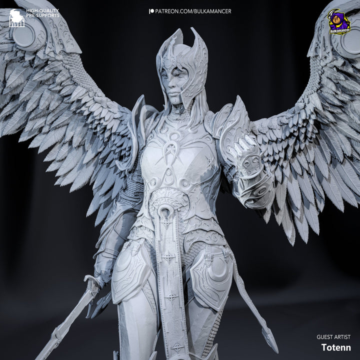 Figura de Dame Aylin - Baldur's Gate 3 | Guerrero Ángel | Edición Limitada | Escala 1/6 | Pintado a Mano - tu tienda de impresión 3D