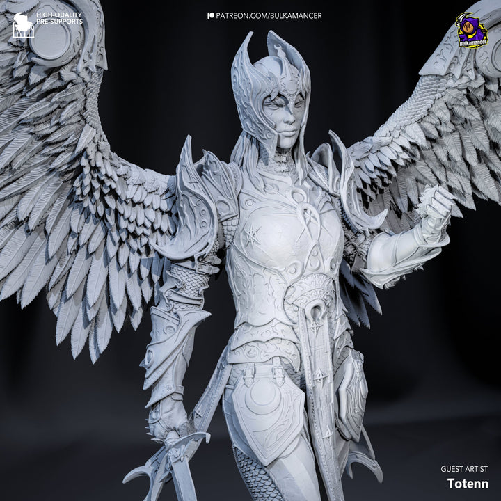 Figura de Dame Aylin - Baldur's Gate 3 | Guerrero Ángel | Edición Limitada | Escala 1/6 | Pintado a Mano - tu tienda de impresión 3D