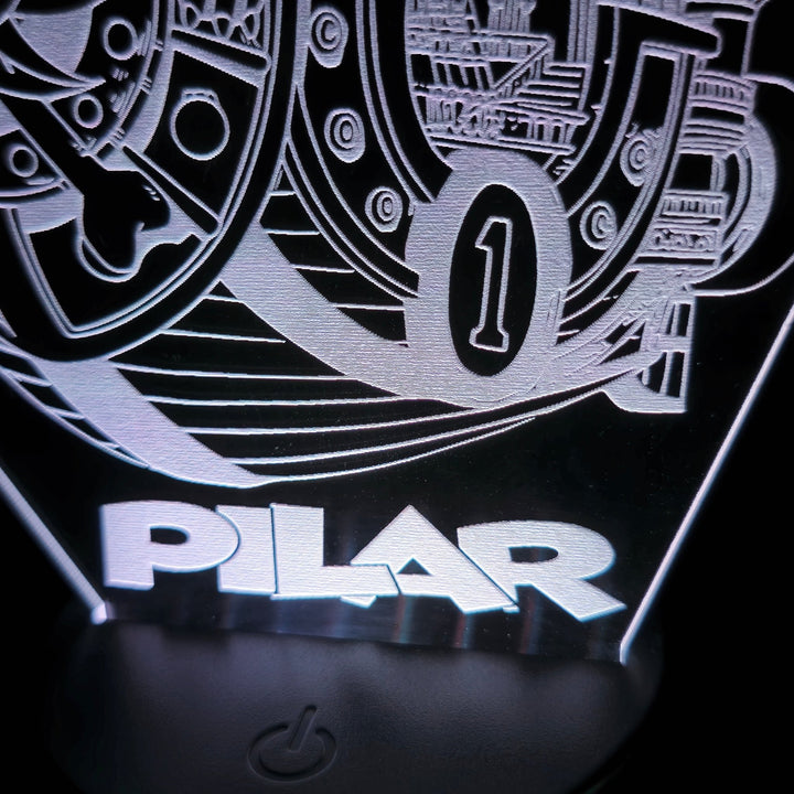 ¡Navega por tus Sueños: Ilumina tu Espacio con Nuestra Lámpara LED del Thousand Sunny de One Piece, ¡Personalizada con tu Nombre! - tu tienda de impresión 3D