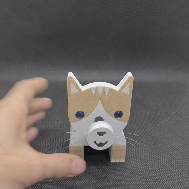 Soporte para gafas modelo Gatito Marrón