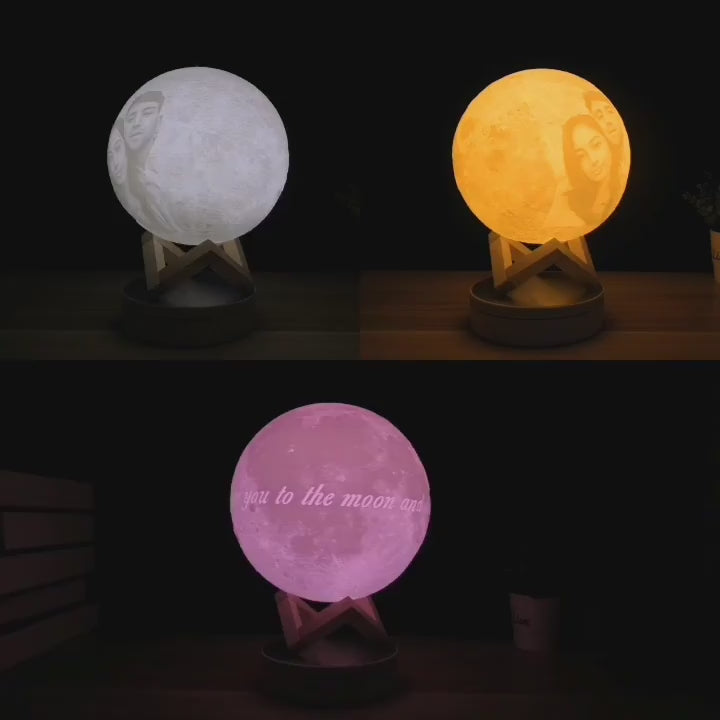 Lámpara Luna: imagen y mensaje únicos
