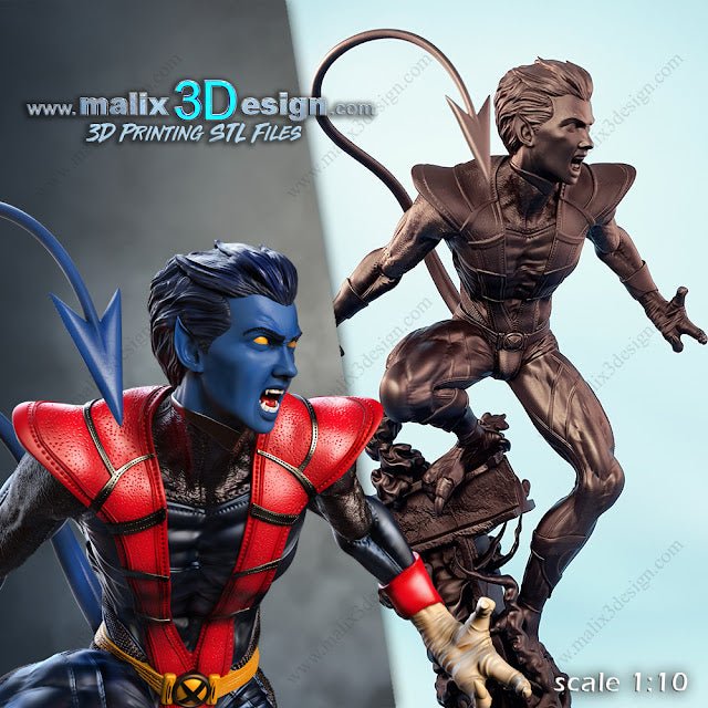 NIGHTCRAWLER X-MEN DE MALIX3DESING