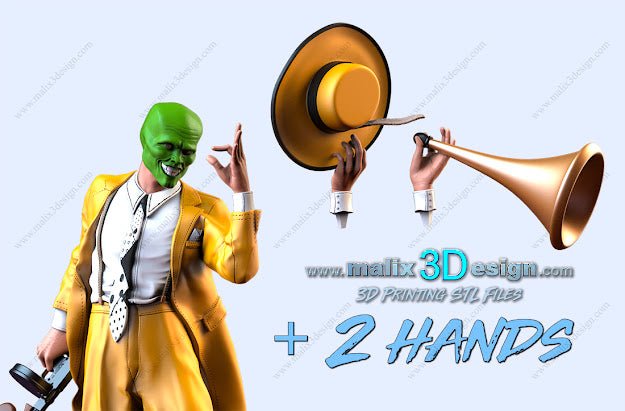THE MASK DE MALIX3DESING FIGURA COMPLETA