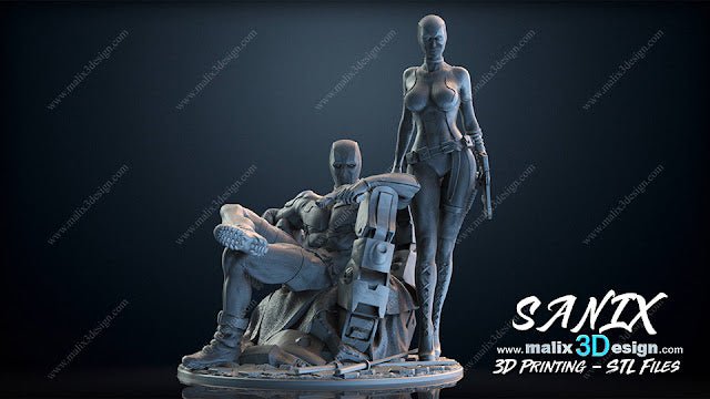 DEADPOOL & LADY DEADPOOL DE MALIX3DESING