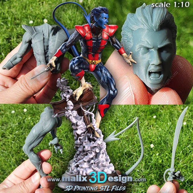 NIGHTCRAWLER X-MEN DE MALIX3DESING