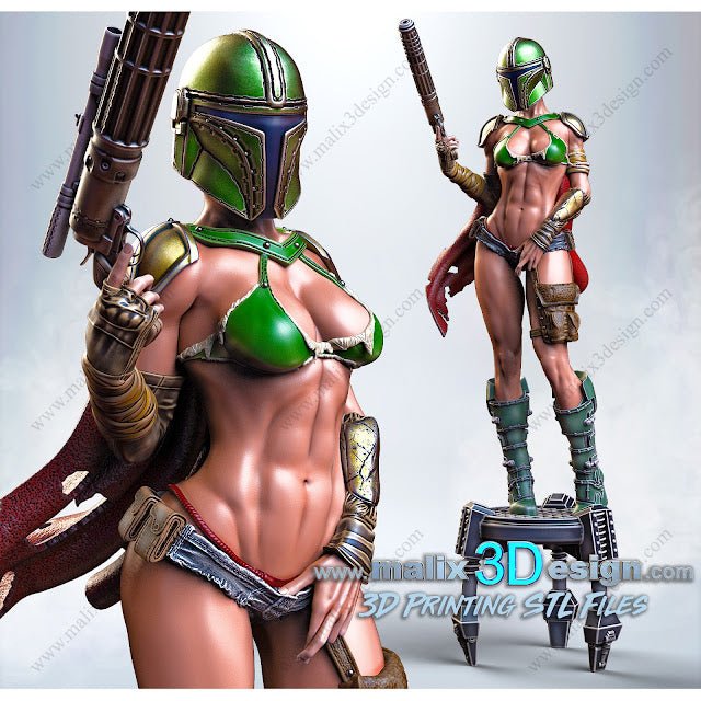 LADY MANDALORIAN DE MALIX3DESING
