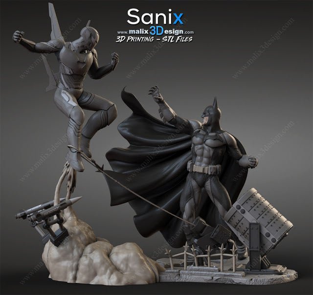 BATMAN VS IRON MAN DE MALIX3DESING
