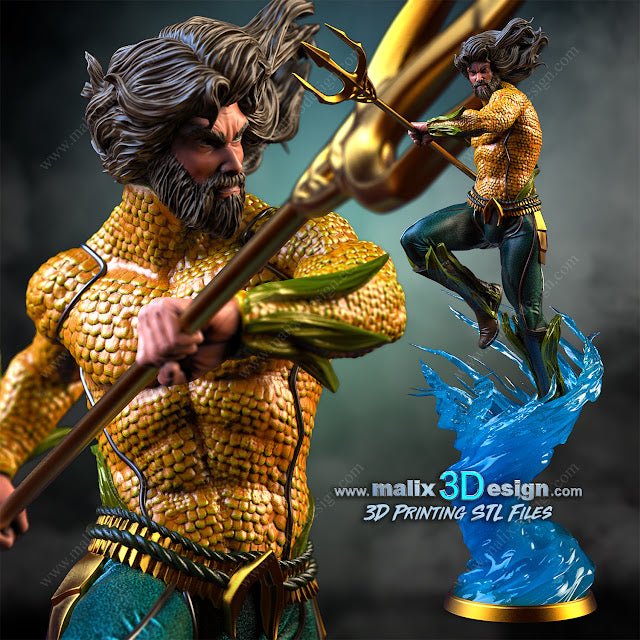 AQUAMAN DE MALIX3DESING
