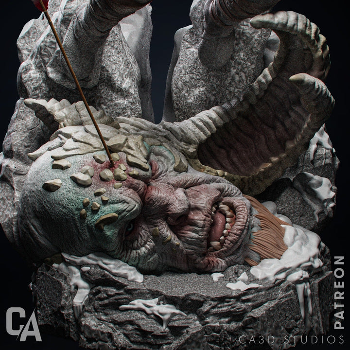 ¡Figuras de Kratos de "God of War" en resina: detalle impresionante en dos tamaños!