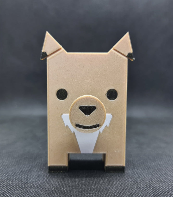 Soporte para gafas modelo Perrito Marrón