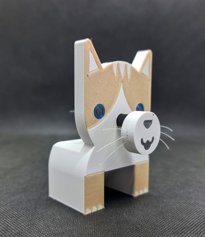 Soporte para gafas modelo Gatito Marrón