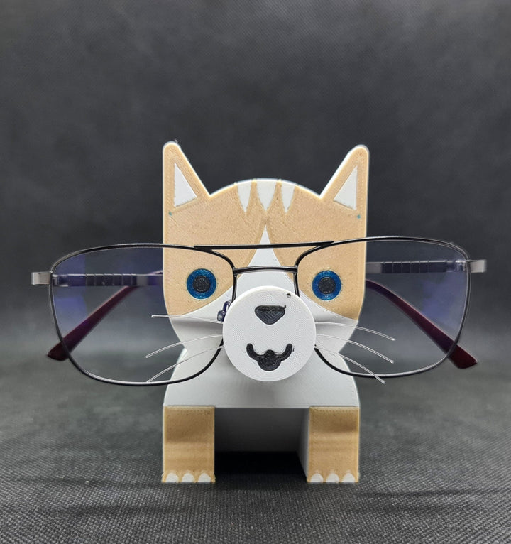 Soporte para gafas modelo Gatito Marrón