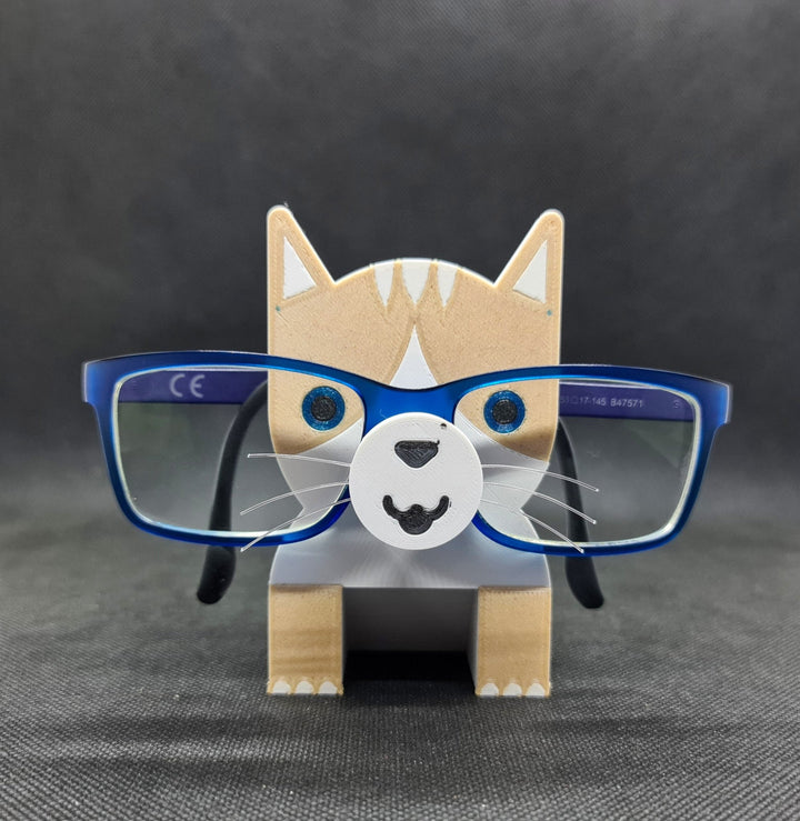 Soporte para gafas modelo Gatito Marrón