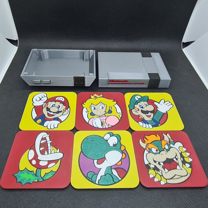 Posa Vasos Super Mario Bros Fan Art