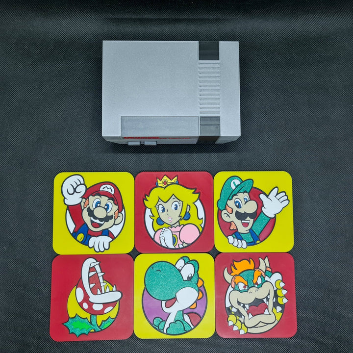 Posa Vasos Super Mario Bros Fan Art