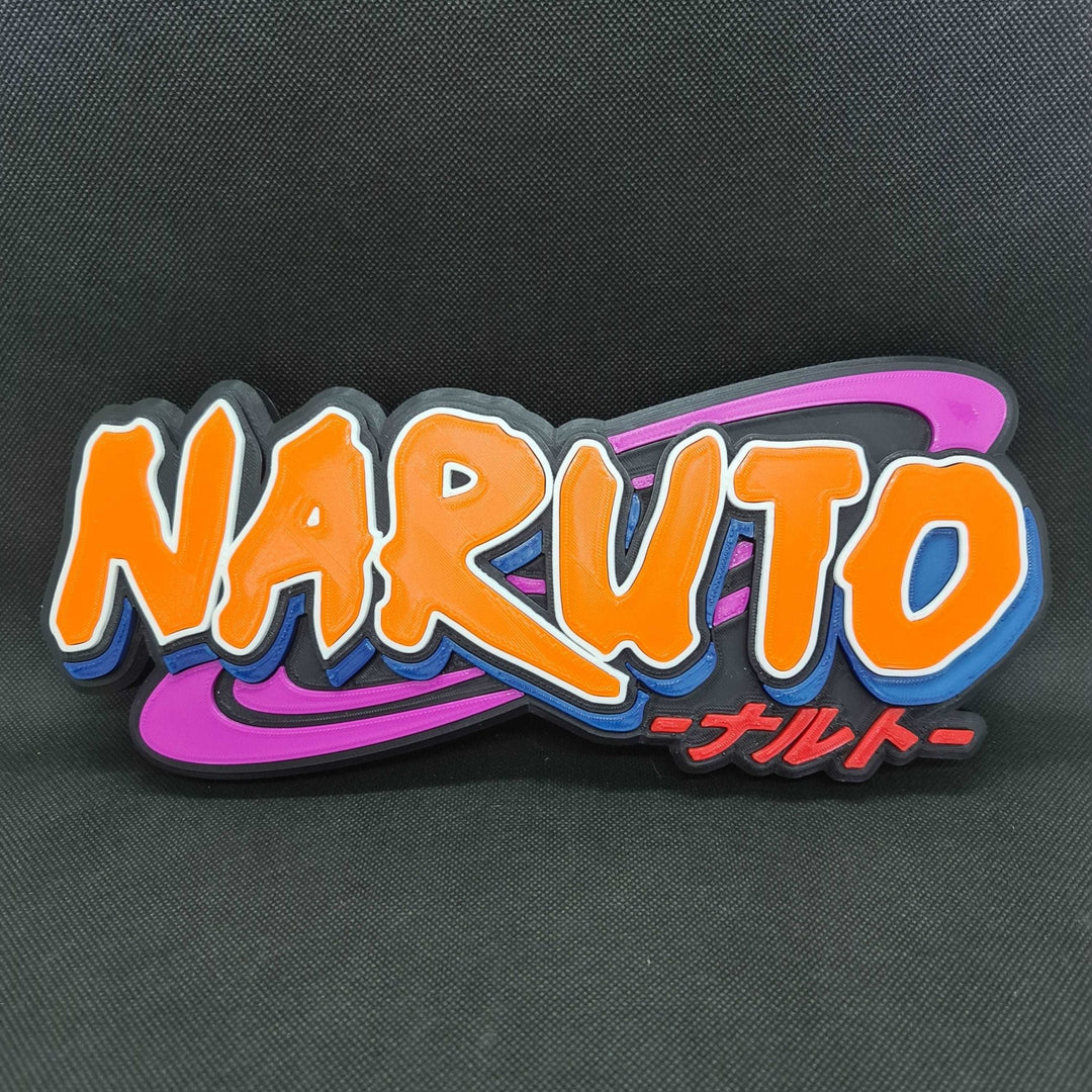 Cartel de Pared 3D de Naruto: Deleita tu Espacio con la Energía del Anime
