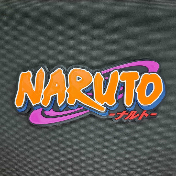 Cartel de Pared 3D de Naruto: Deleita tu Espacio con la Energía del Anime