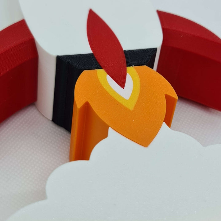 Cohete Personalizado Impreso en 3D con Nombre - Despega hacia la Diversión