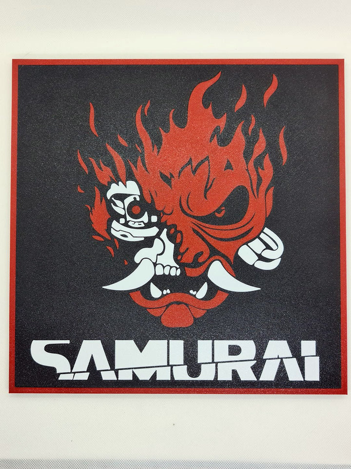 ¡Abraza la Rebelión con el Símbolo de Samurai de Cyberpunk!