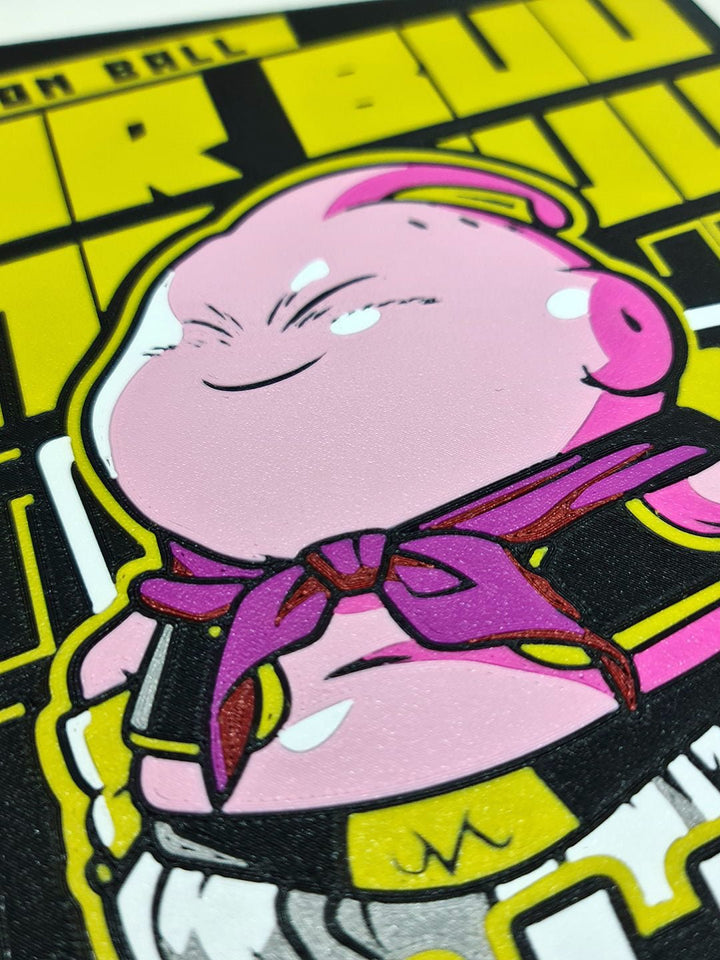 ¡Descubre el Poder de Majin Boo con la Ilustración en 3D!