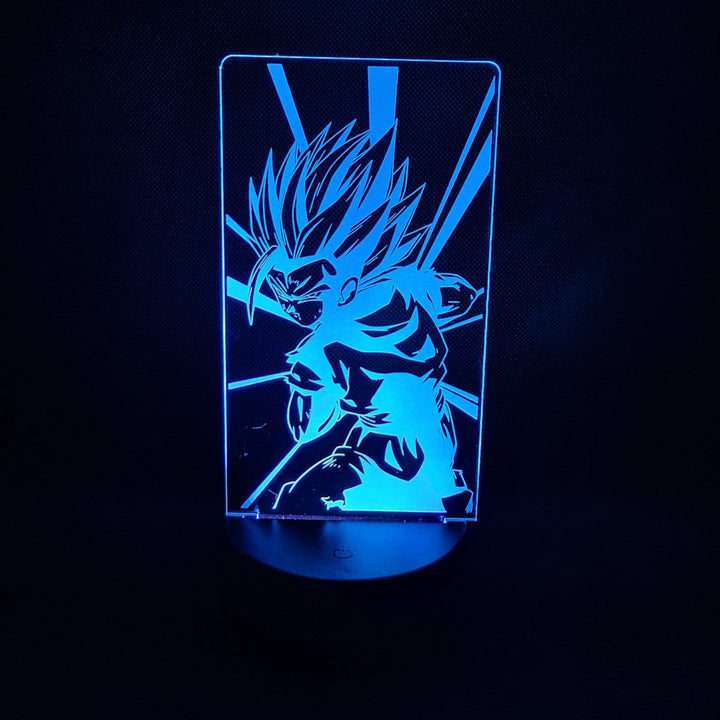 ¡Desata el Poder de Dragon Ball con Nuestra Lámpara LED Personalizada de Gohan!