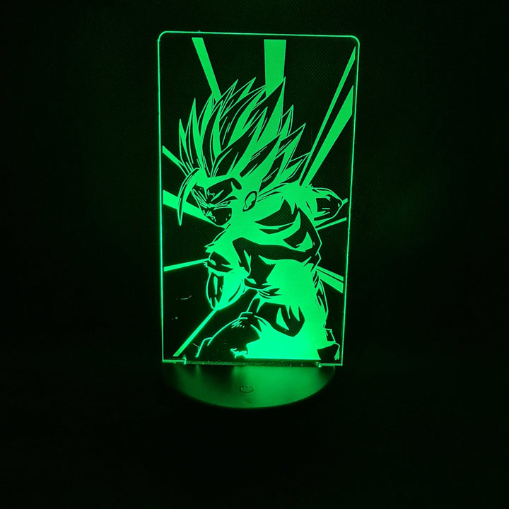 ¡Desata el Poder de Dragon Ball con Nuestra Lámpara LED Personalizada de Gohan!