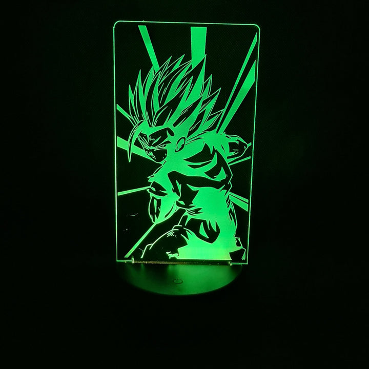 ¡Desata el Poder de Dragon Ball con Nuestra Lámpara LED Personalizada de Gohan!