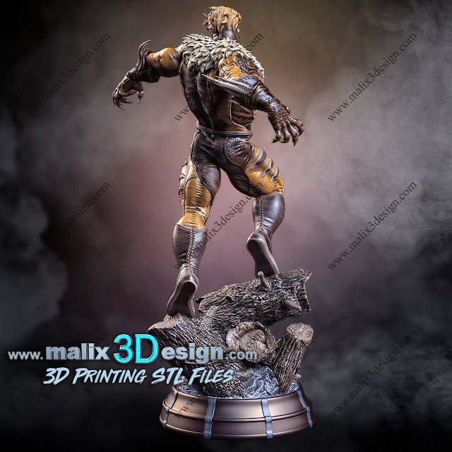 SABRETOOTH X-MAN DE MALIX3DESING