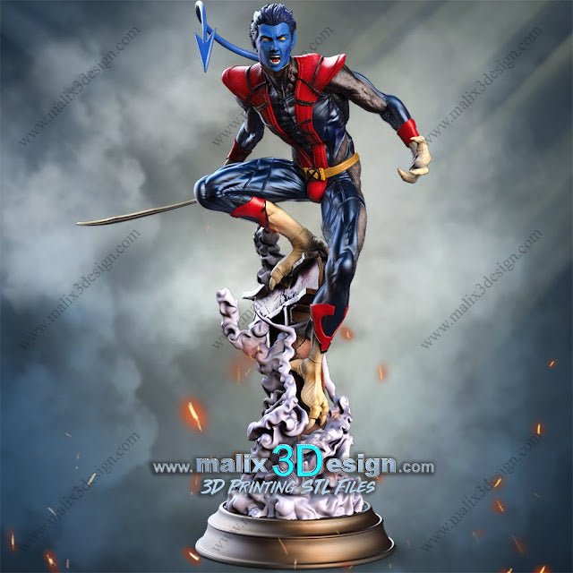 NIGHTCRAWLER X-MEN DE MALIX3DESING