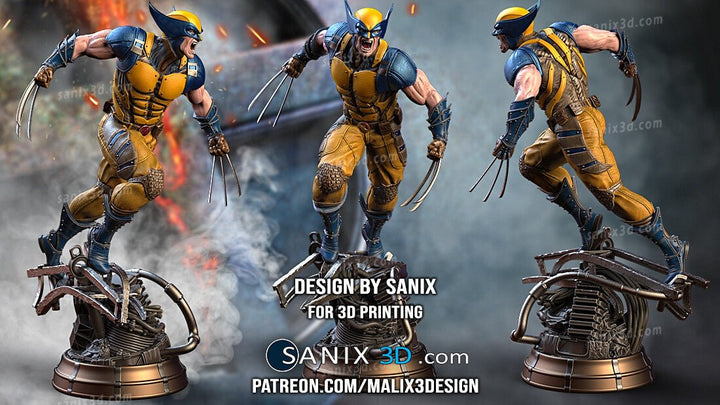 WOLVERINE DE MALIX3DESING
