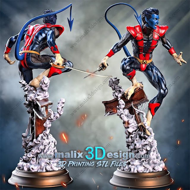 NIGHTCRAWLER X-MEN DE MALIX3DESING