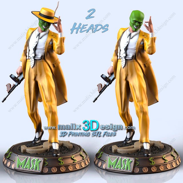 THE MASK DE MALIX3DESING FIGURA COMPLETA