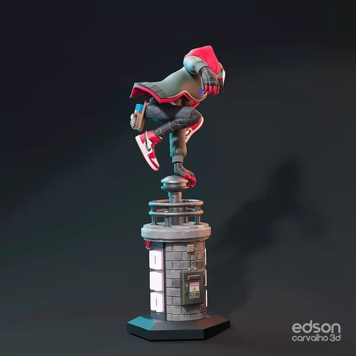Figura de Resina Spiderman Miles Morales: Calidad Premium para Verdaderos Fans de Marvel