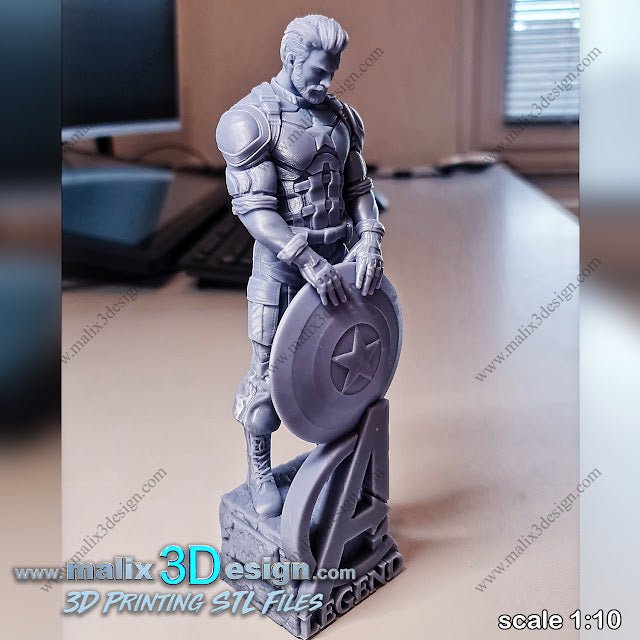 CAPITAN AMERICA DE MALIX3DESING