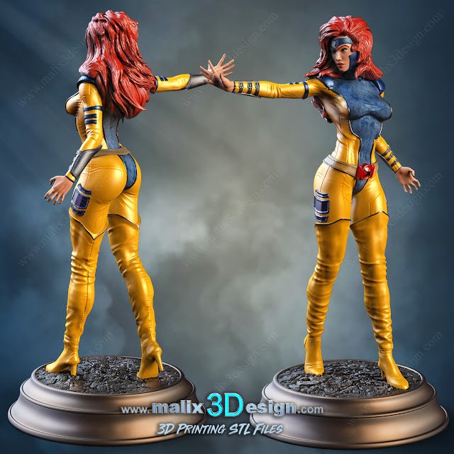 JEAN GREY X-MEN DE MALIX3DESIN