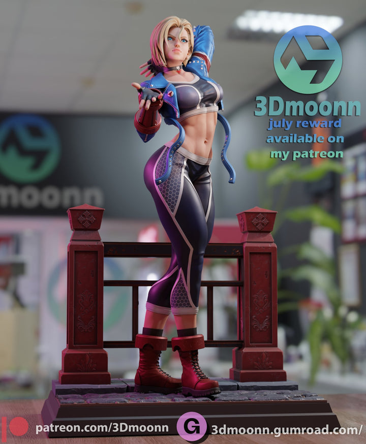 Figura de Resina Cammy White: Fuerza y Valor de Street Fighter VI en tu Colección