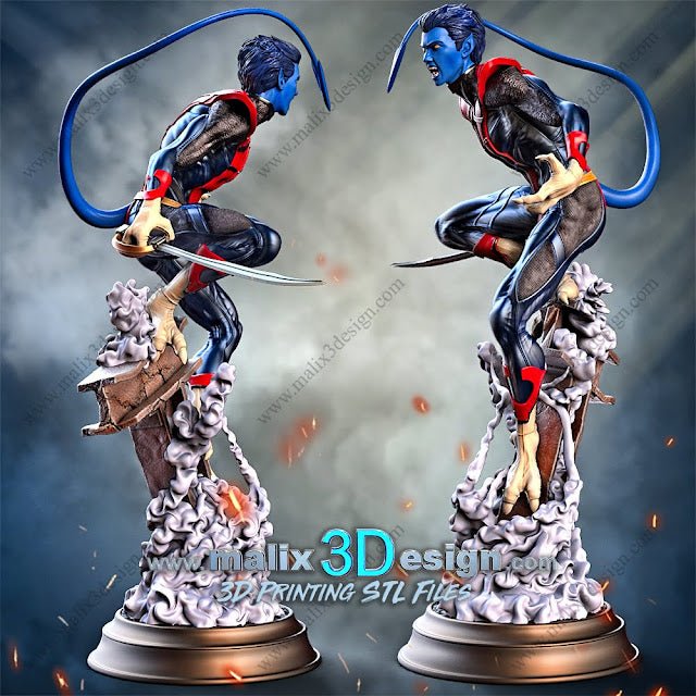 NIGHTCRAWLER X-MEN DE MALIX3DESING