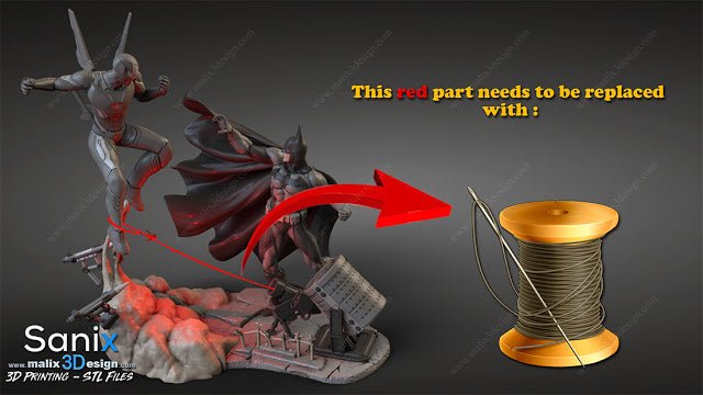 BATMAN VS IRON MAN DE MALIX3DESING