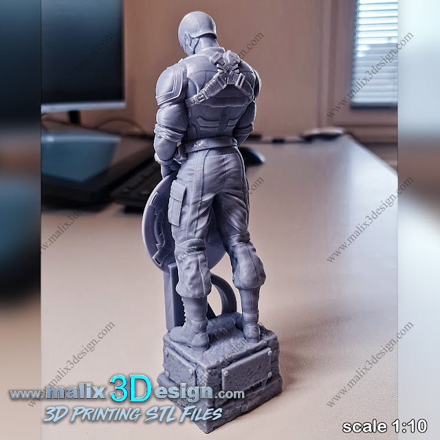 CAPITAN AMERICA DE MALIX3DESING