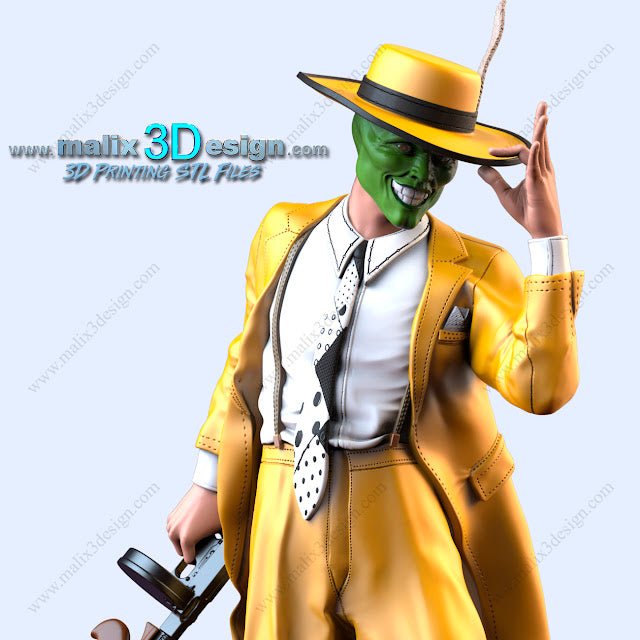 THE MASK DE MALIX3DESING FIGURA COMPLETA